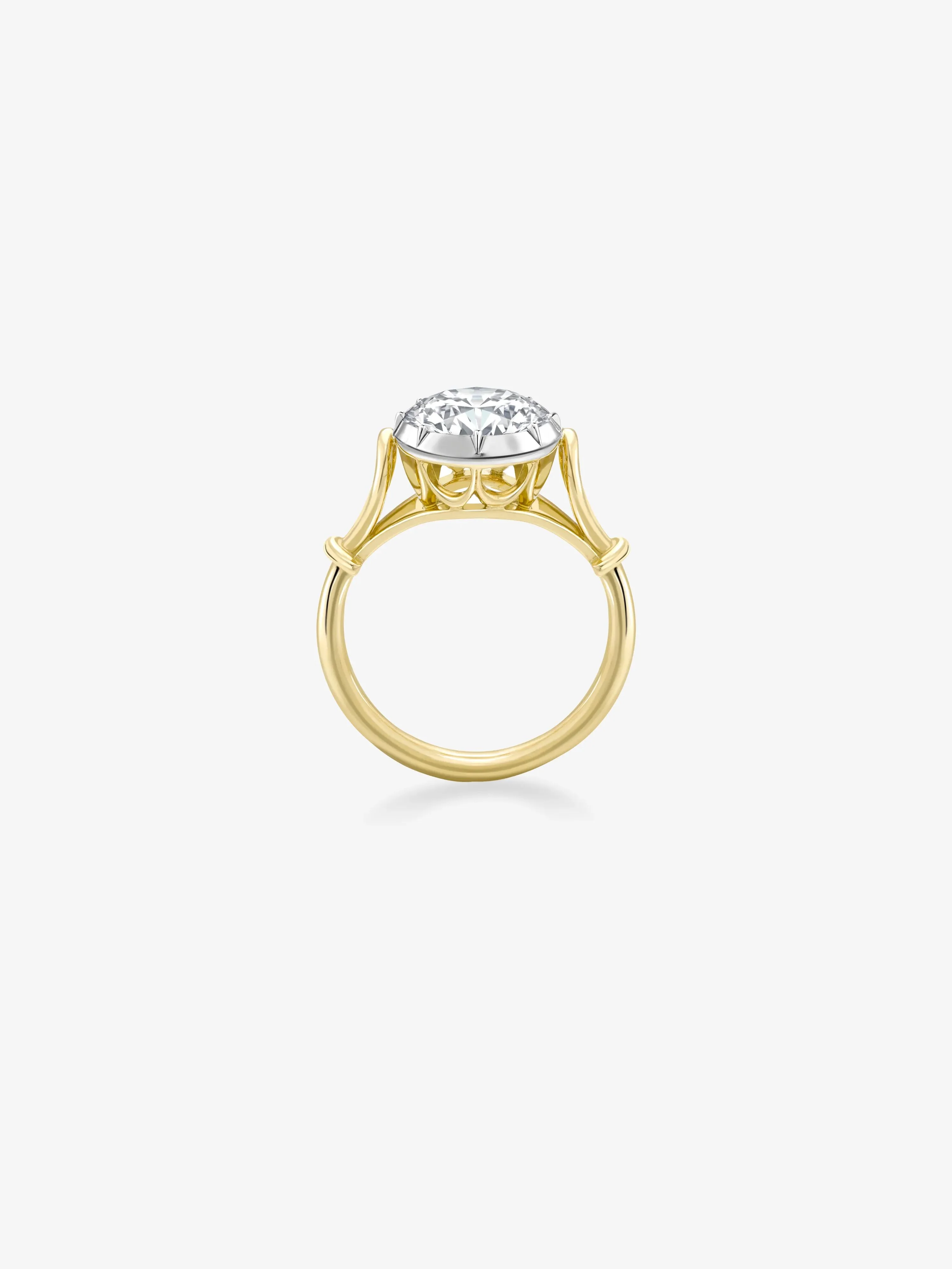 1.83ct Georgian Loop Diamond Ring - Image 4