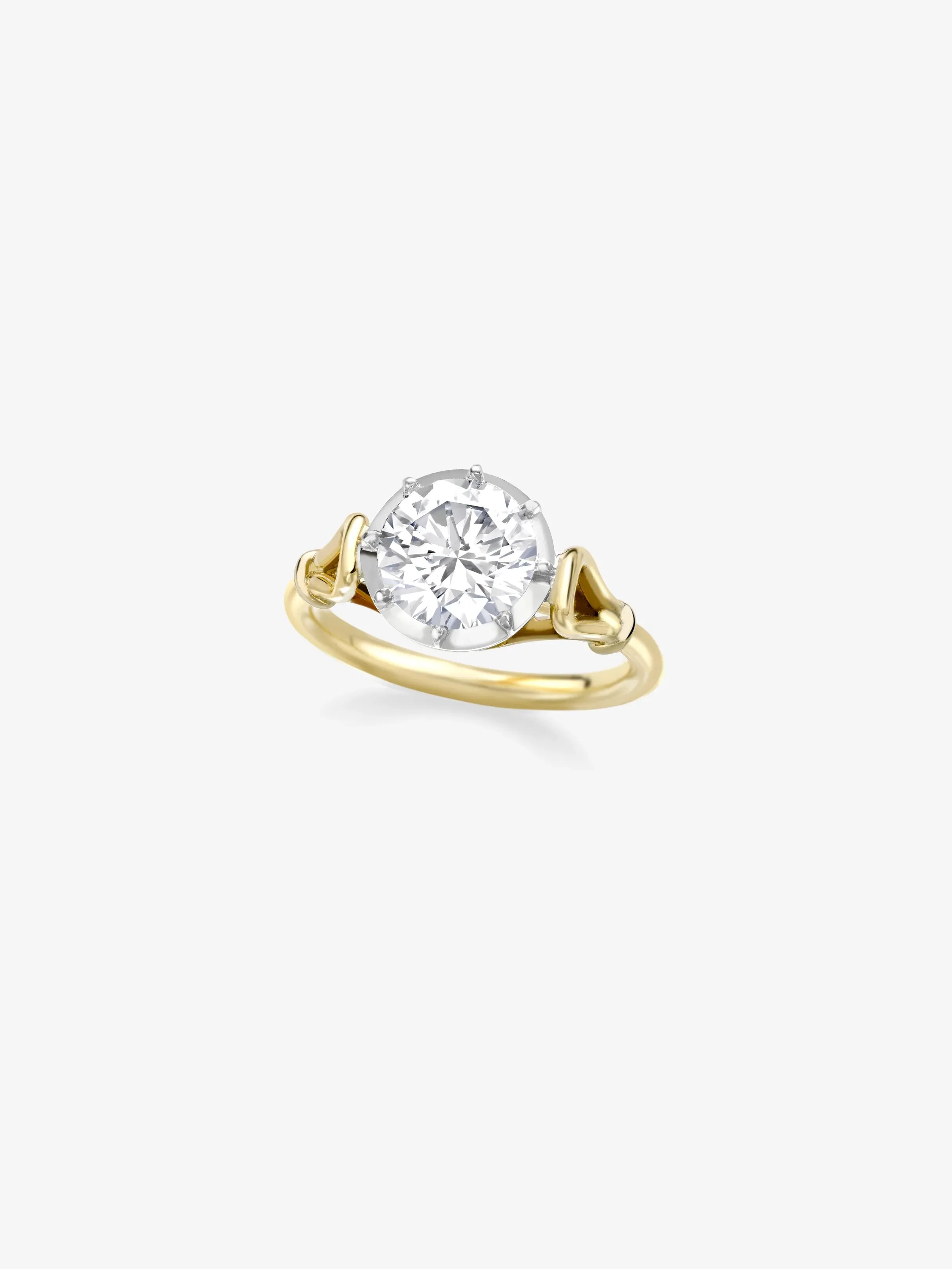 2.88ct Georgian Loop Diamond Ring - Image 2