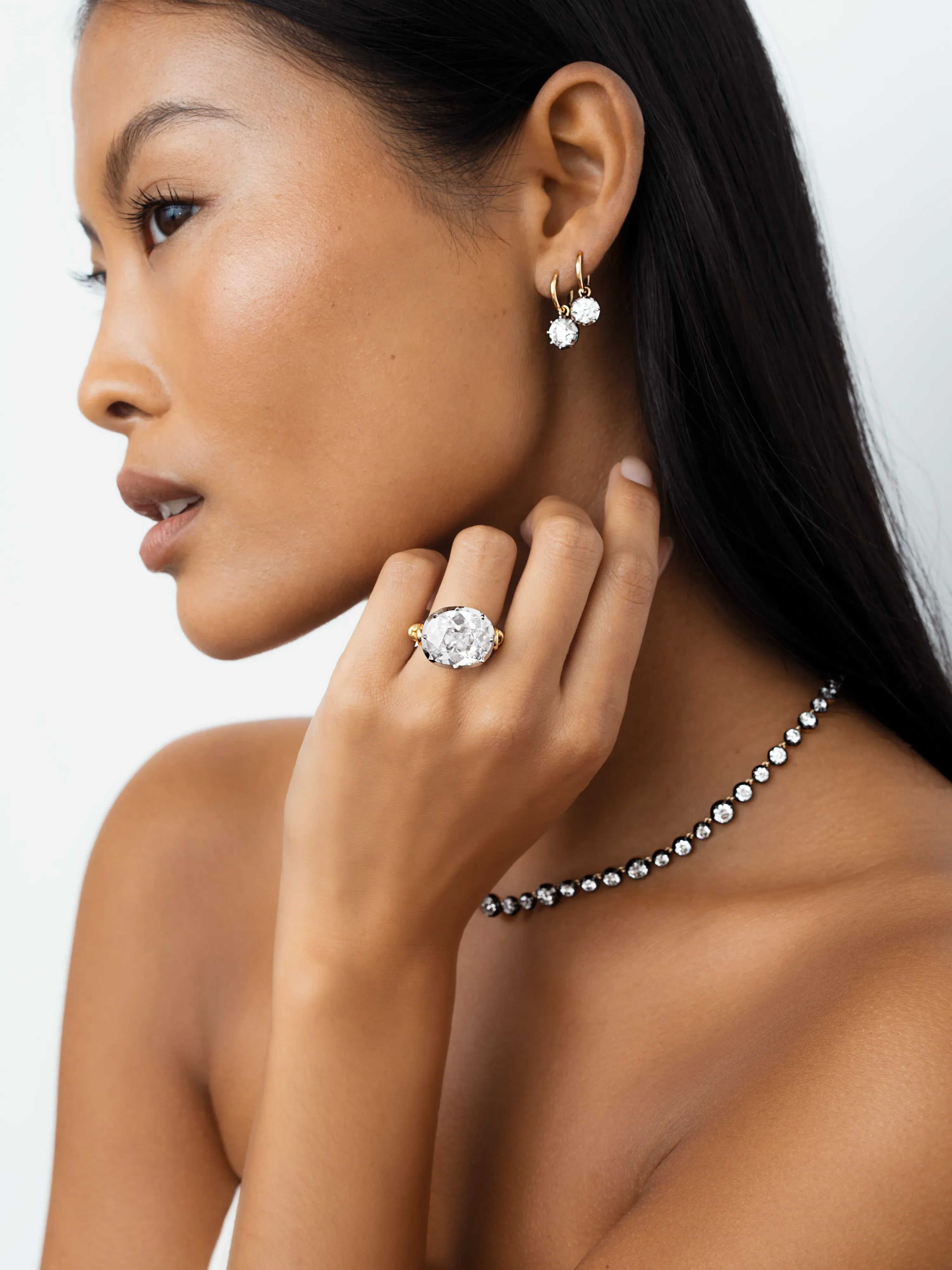 9.50ct Snowdrop Diamond Ring - Image 3