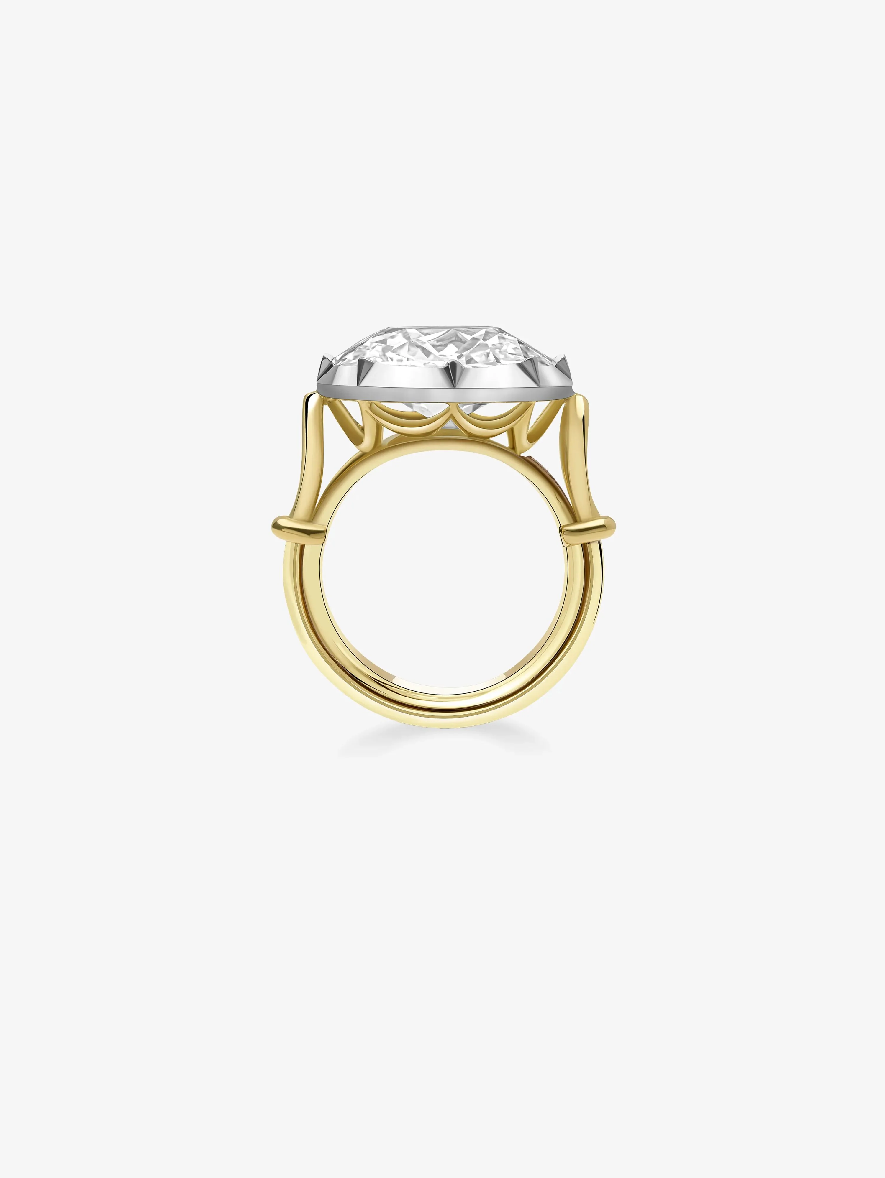 9.50ct Snowdrop Diamond Ring - Image 4