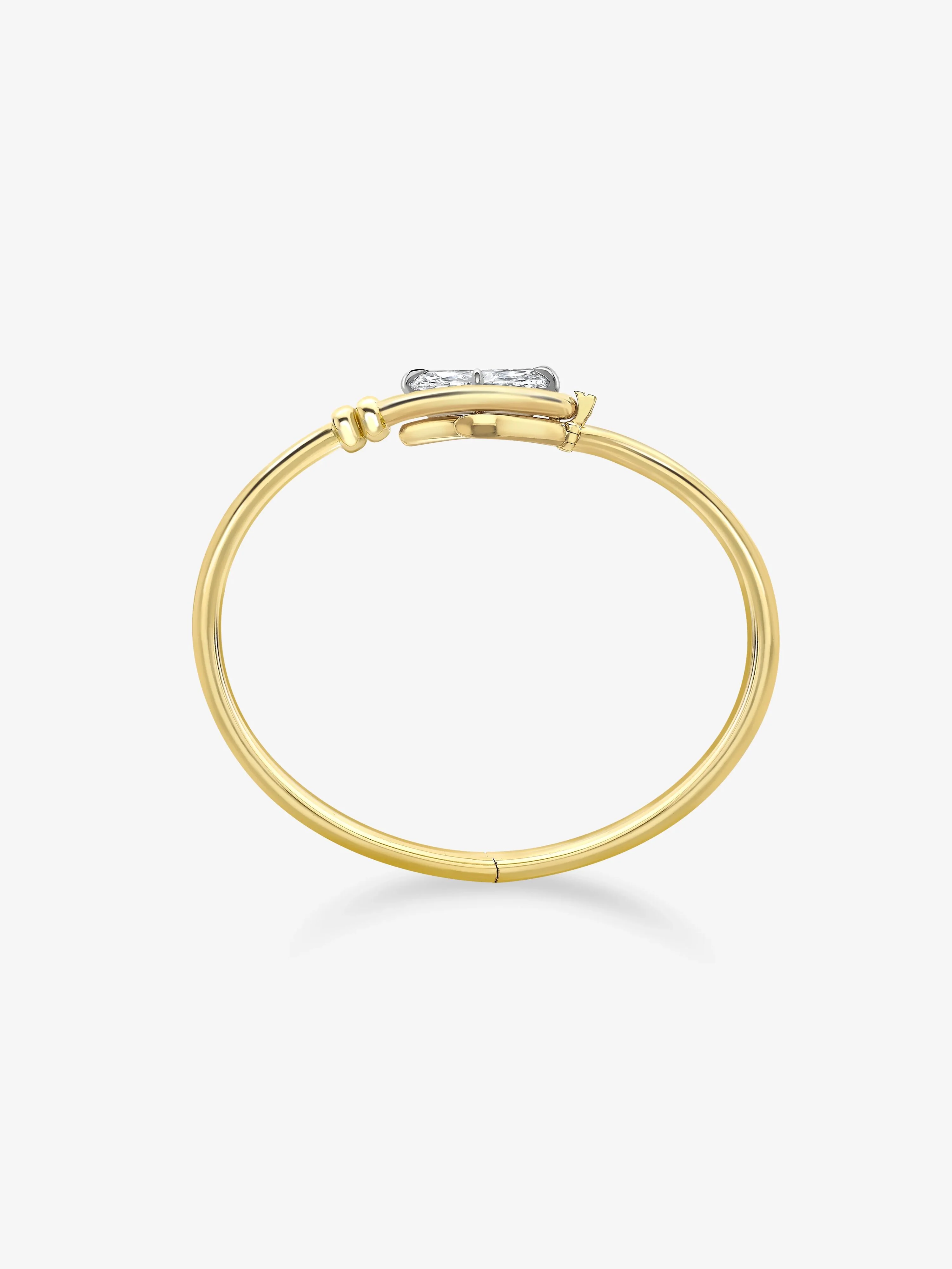 Arbor Knot 3.92ct Diamond Bangle - Image 2