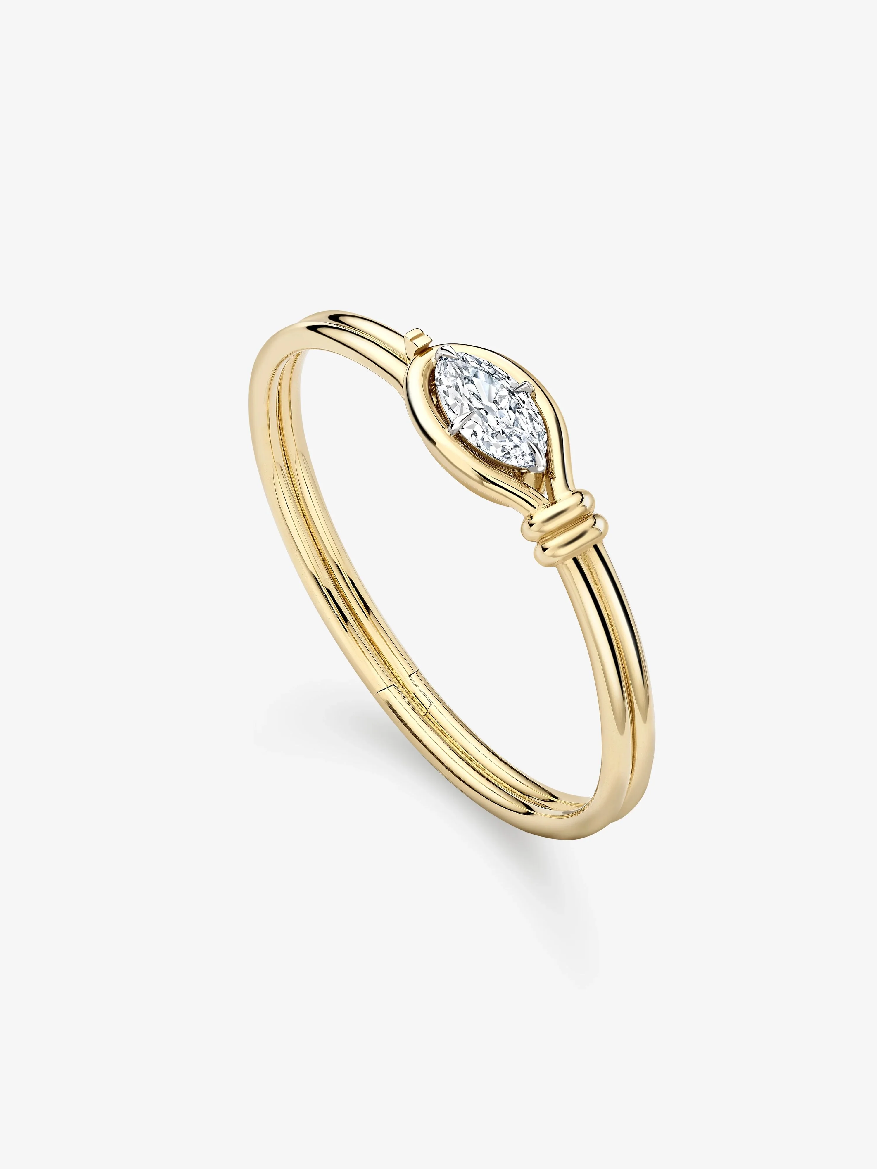 Arbor Knot 3.92ct Diamond Bangle - Image 3