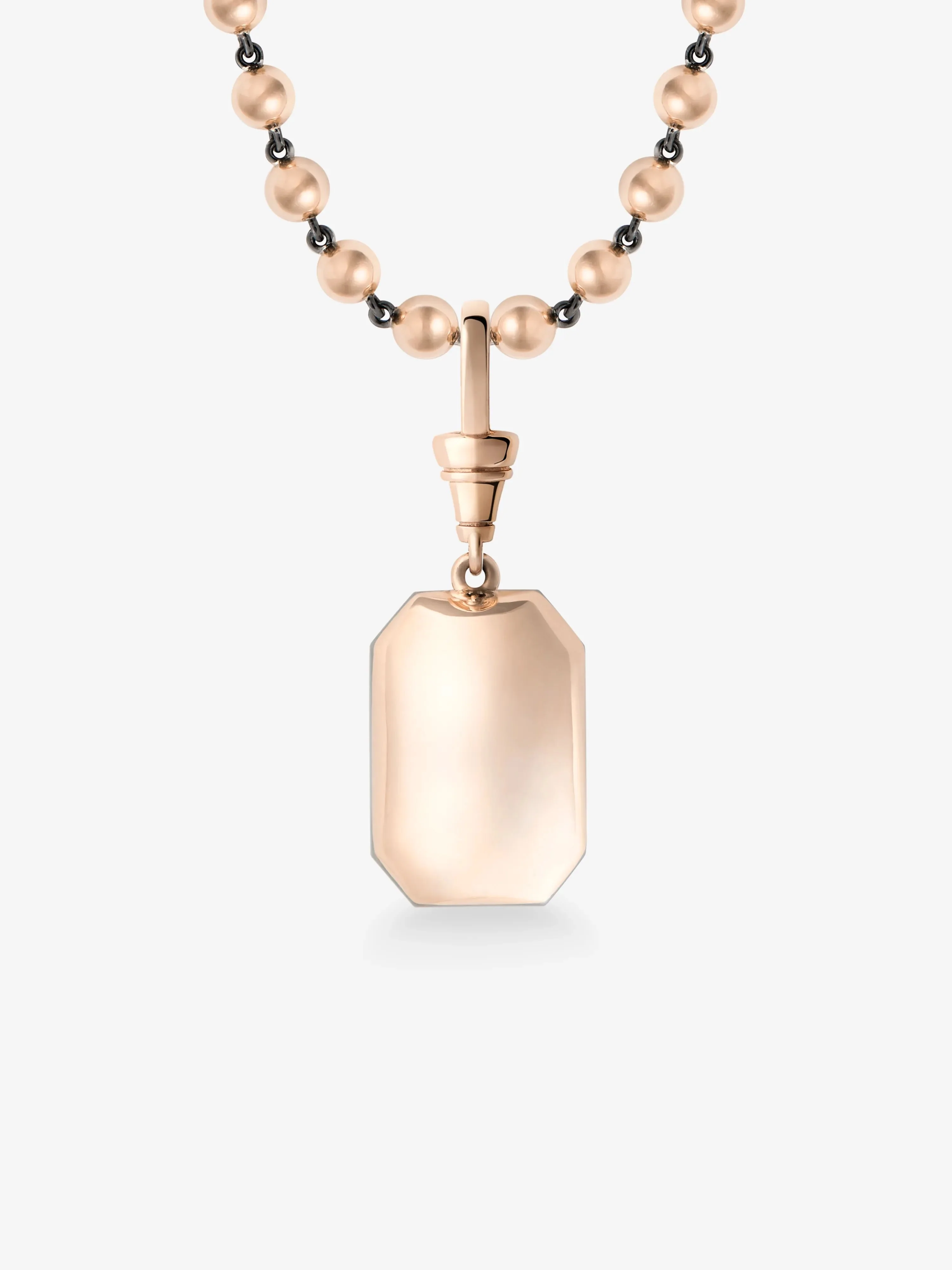 Ball n Chain 11.83ct Emerald Cut Diamond Pendant - Image 4