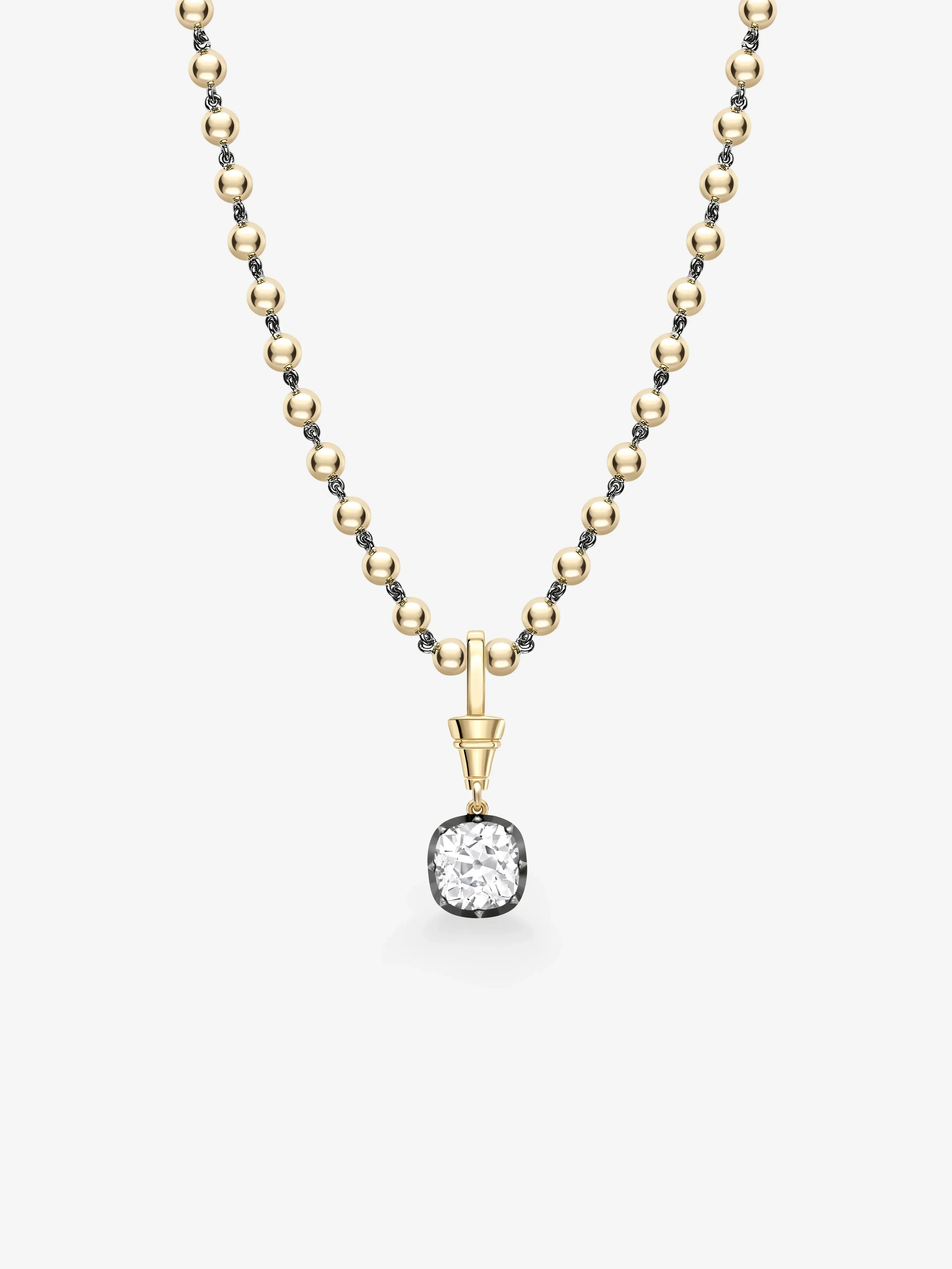 Ball n Chain 3.38ct Diamond Pendant - Image 3