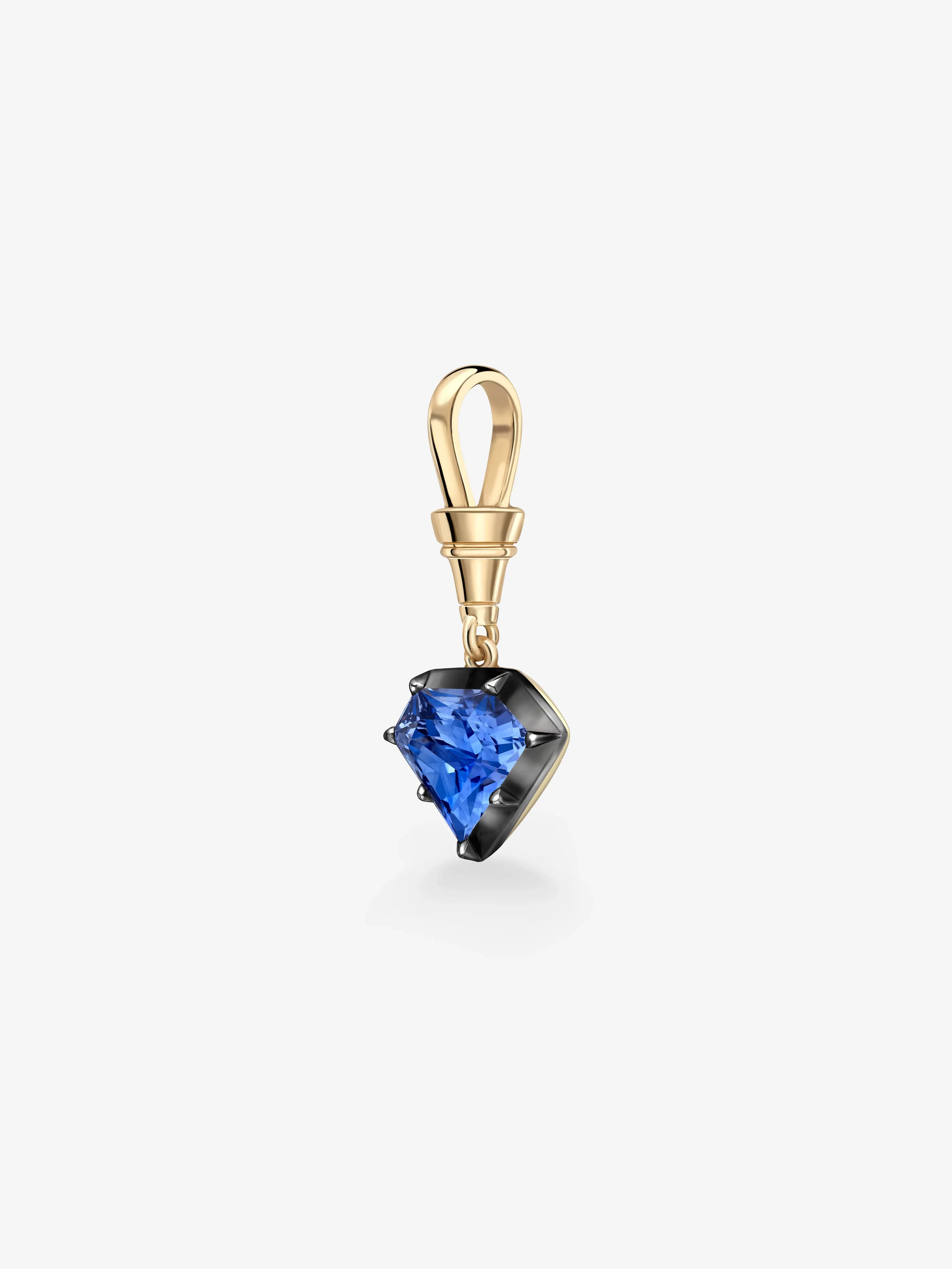 Ball n Chain 3.80ct Kite Sapphire Pendant - Image 3