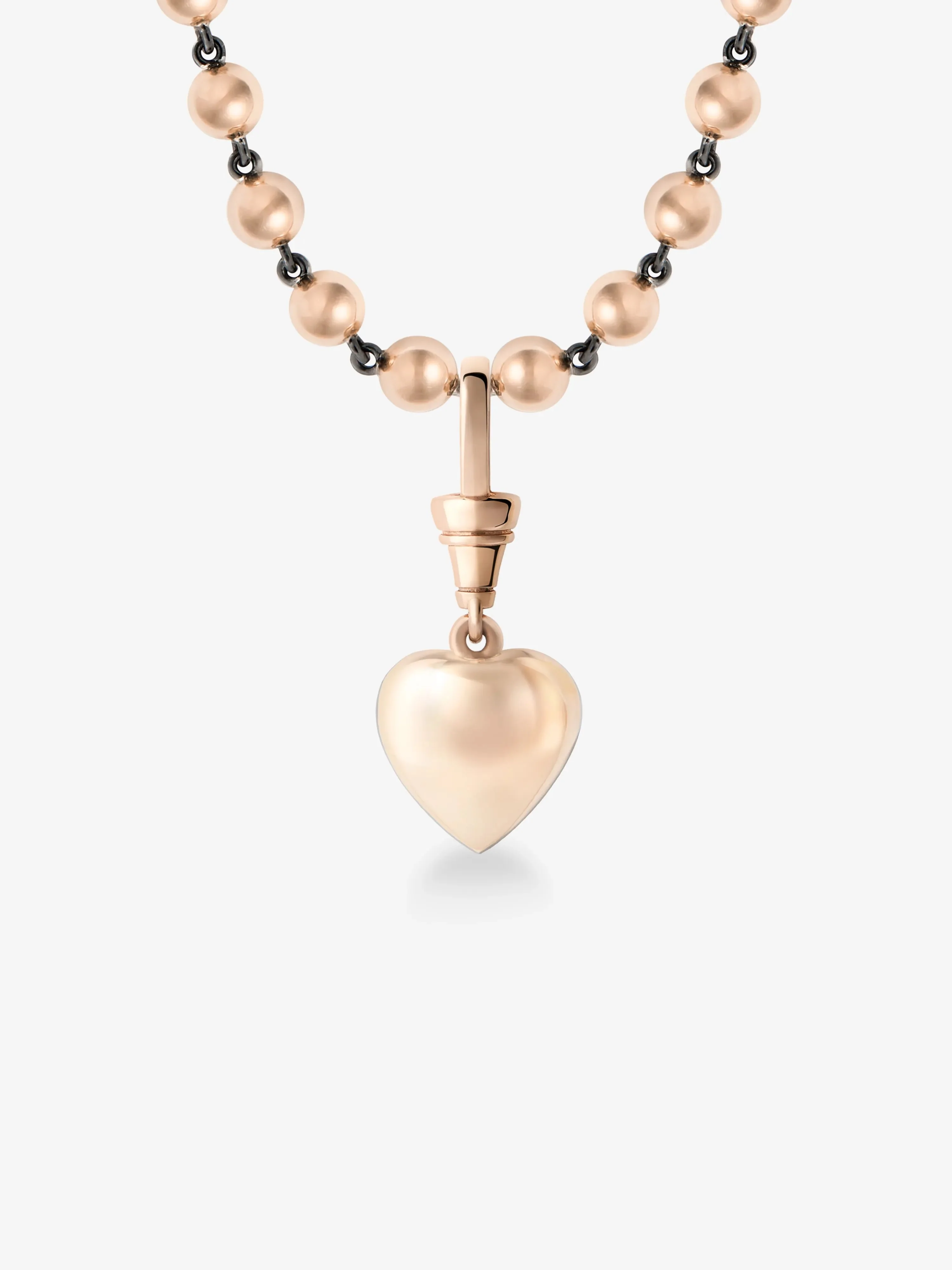 Ball n Chain 5.10ct Heart-Shaped Diamond Pendant - Image 4