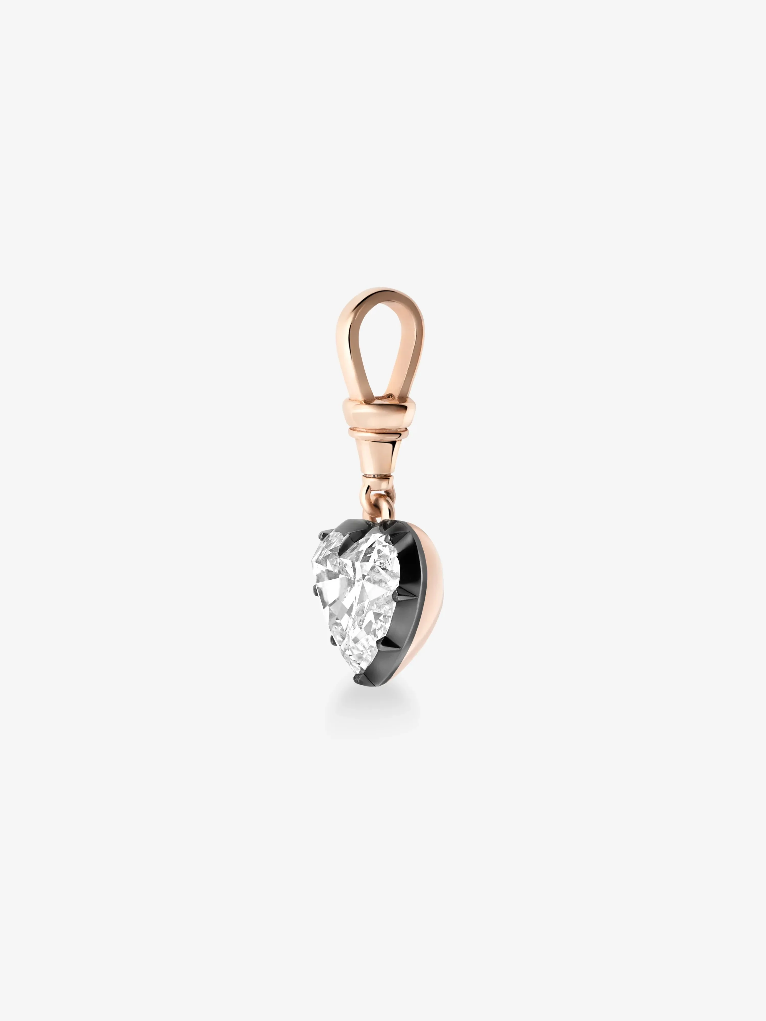 Ball n Chain 5.10ct Heart-Shaped Diamond Pendant - Image 5