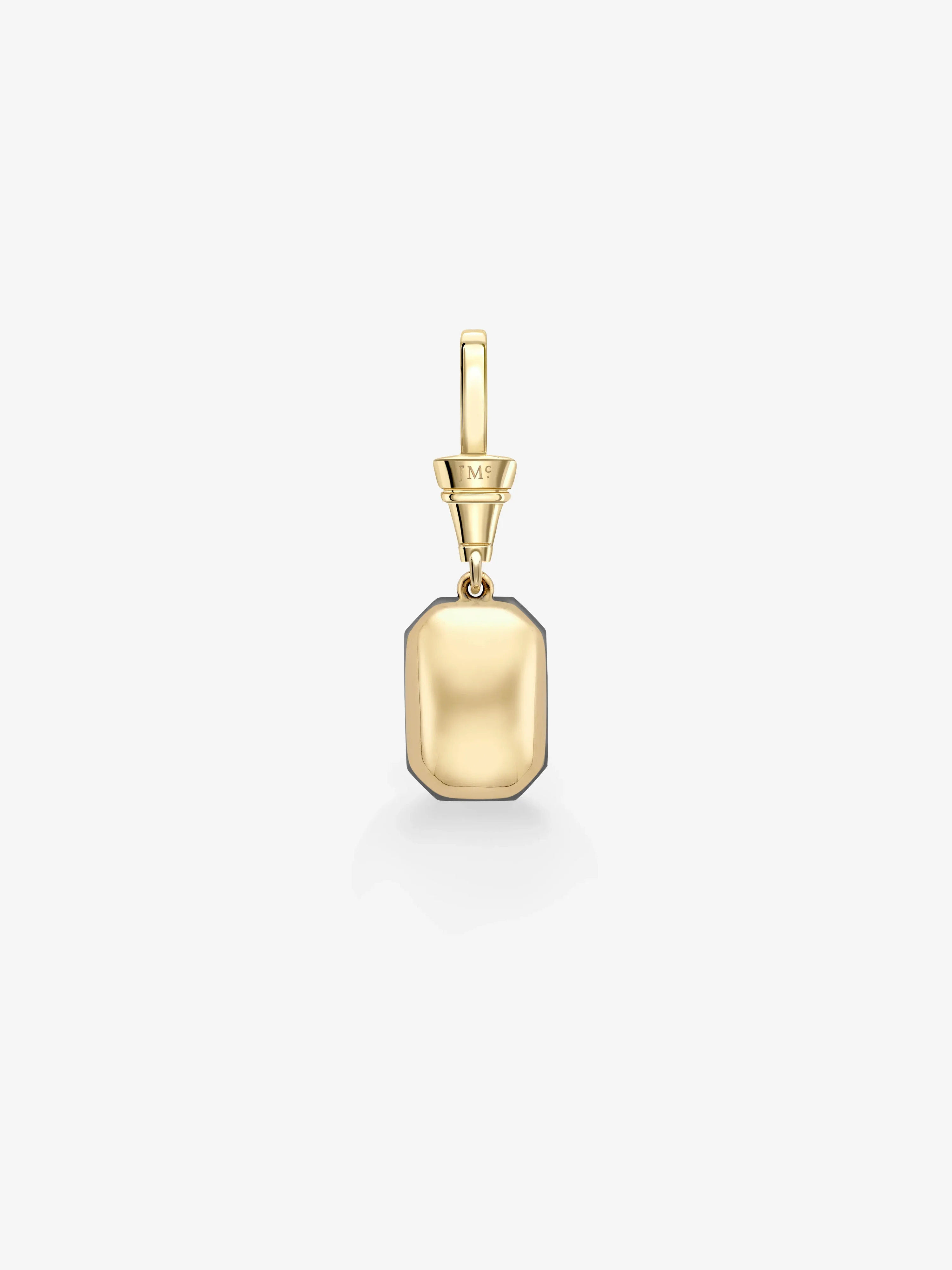 Ball n Chain 5.58ct Emerald Cut Sapphire Pendant - Image 4