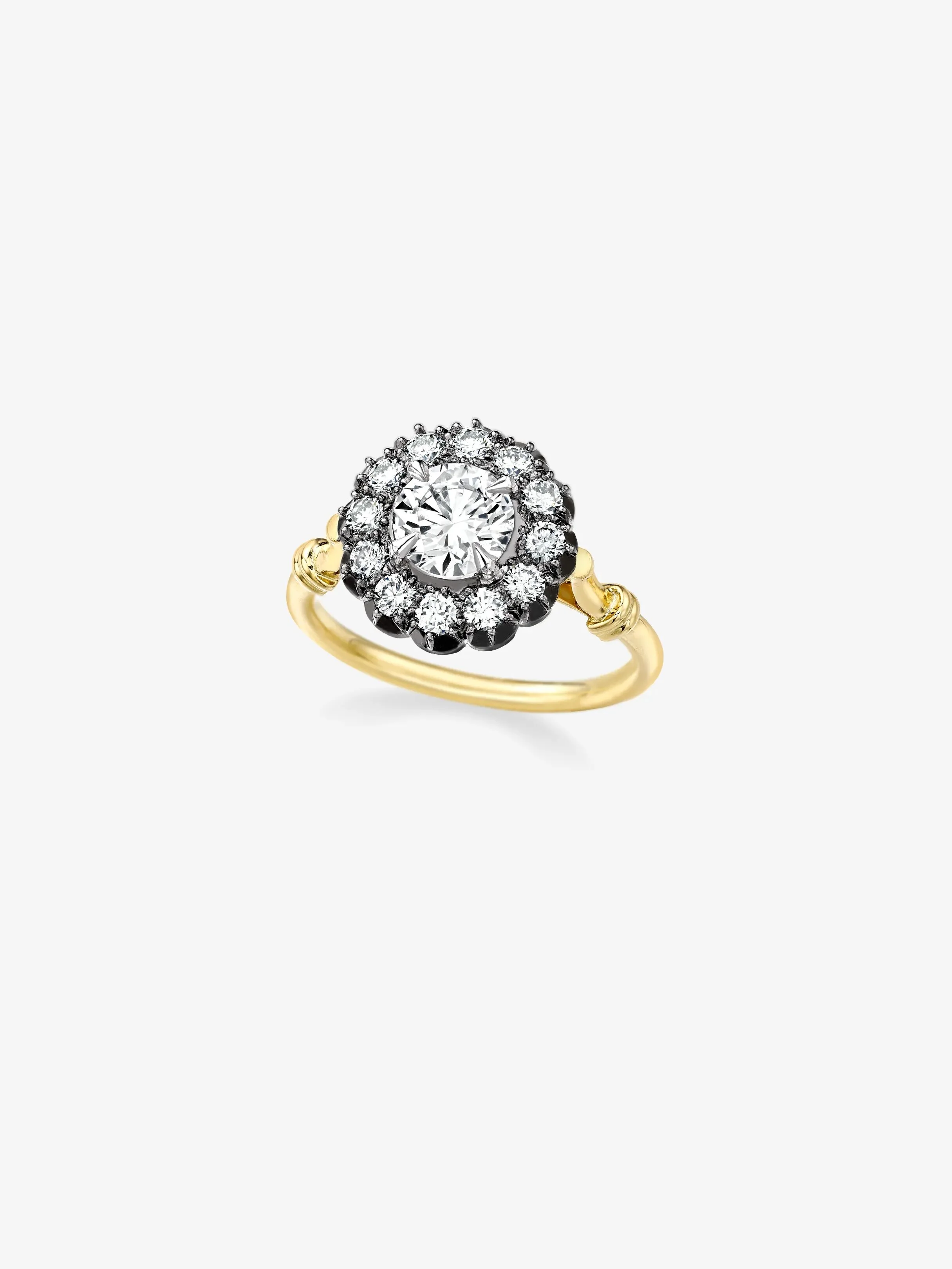 Daisy Diamond Halo Ring - Image 2