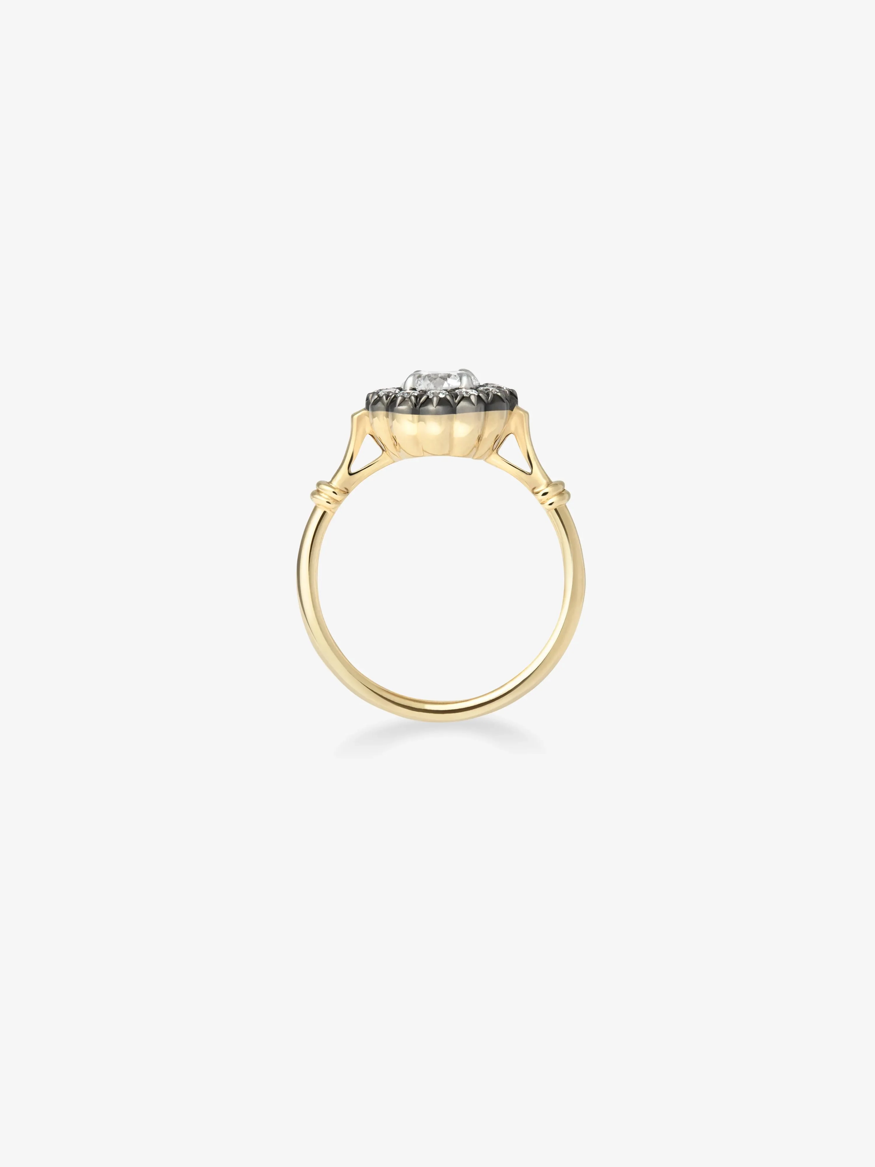 Daisy Diamond Halo Ring - Image 4