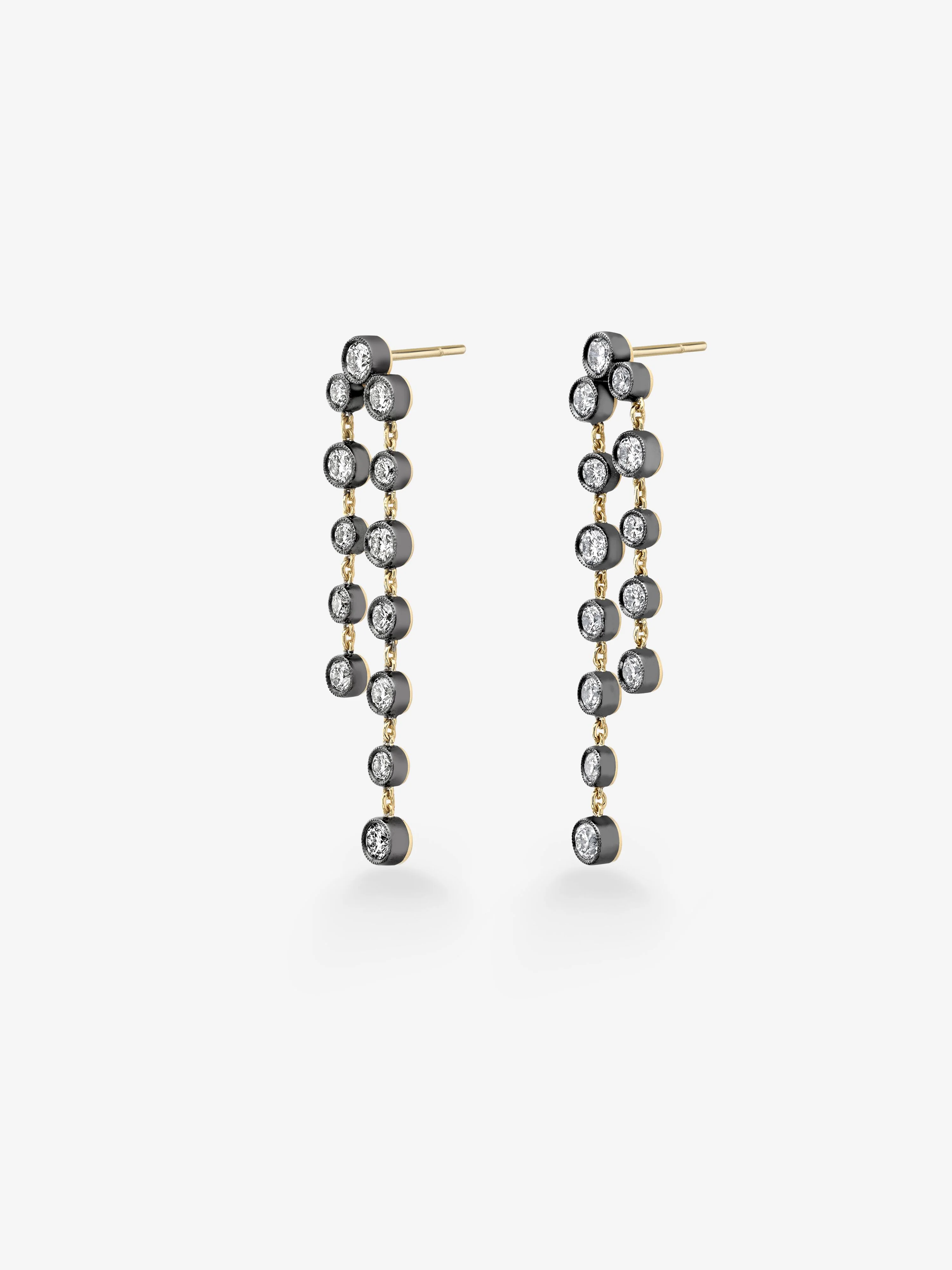 Dapple Diamond Earrings - Image 2