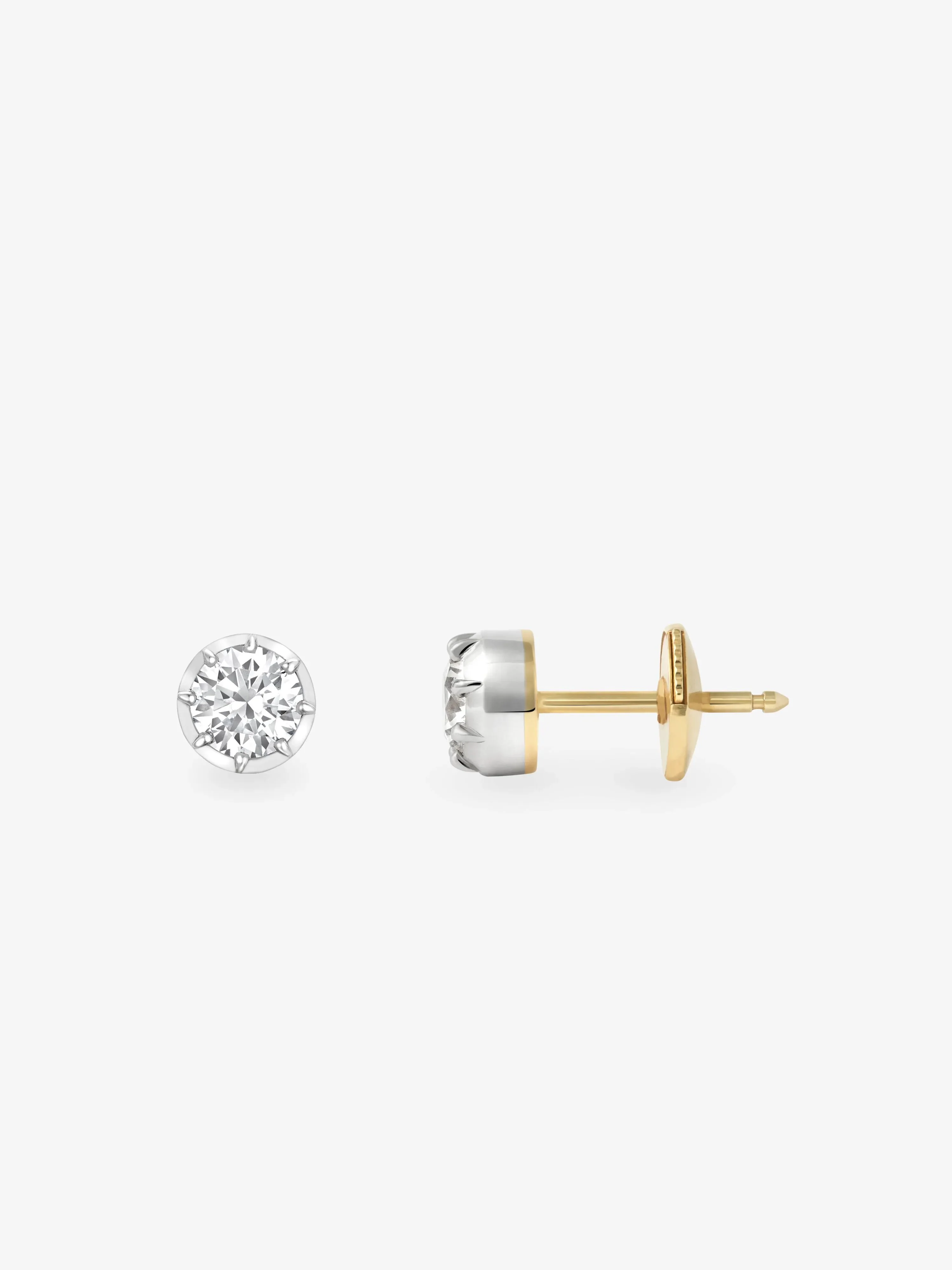 0.35ct Diamond & White Gold Stud Earrings - Image 2