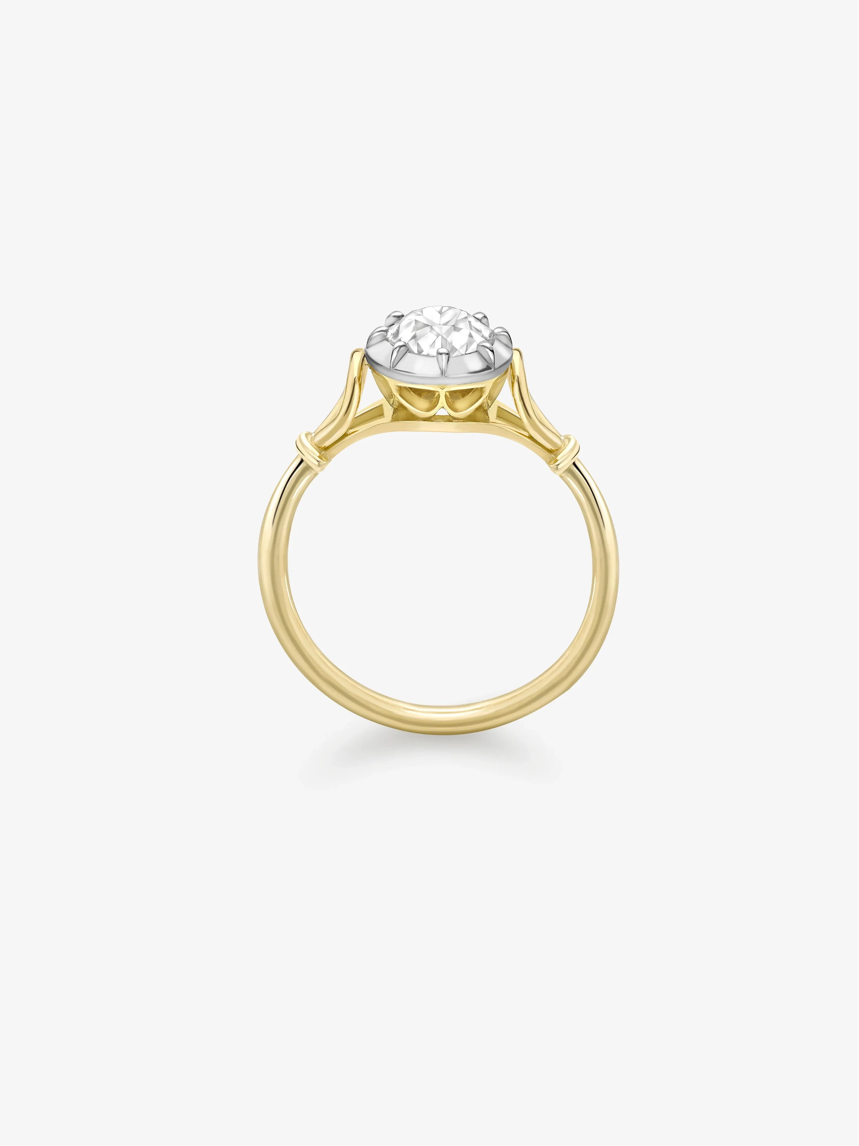 Georgian Loop 0.94ct Diamond Ring - Image 4
