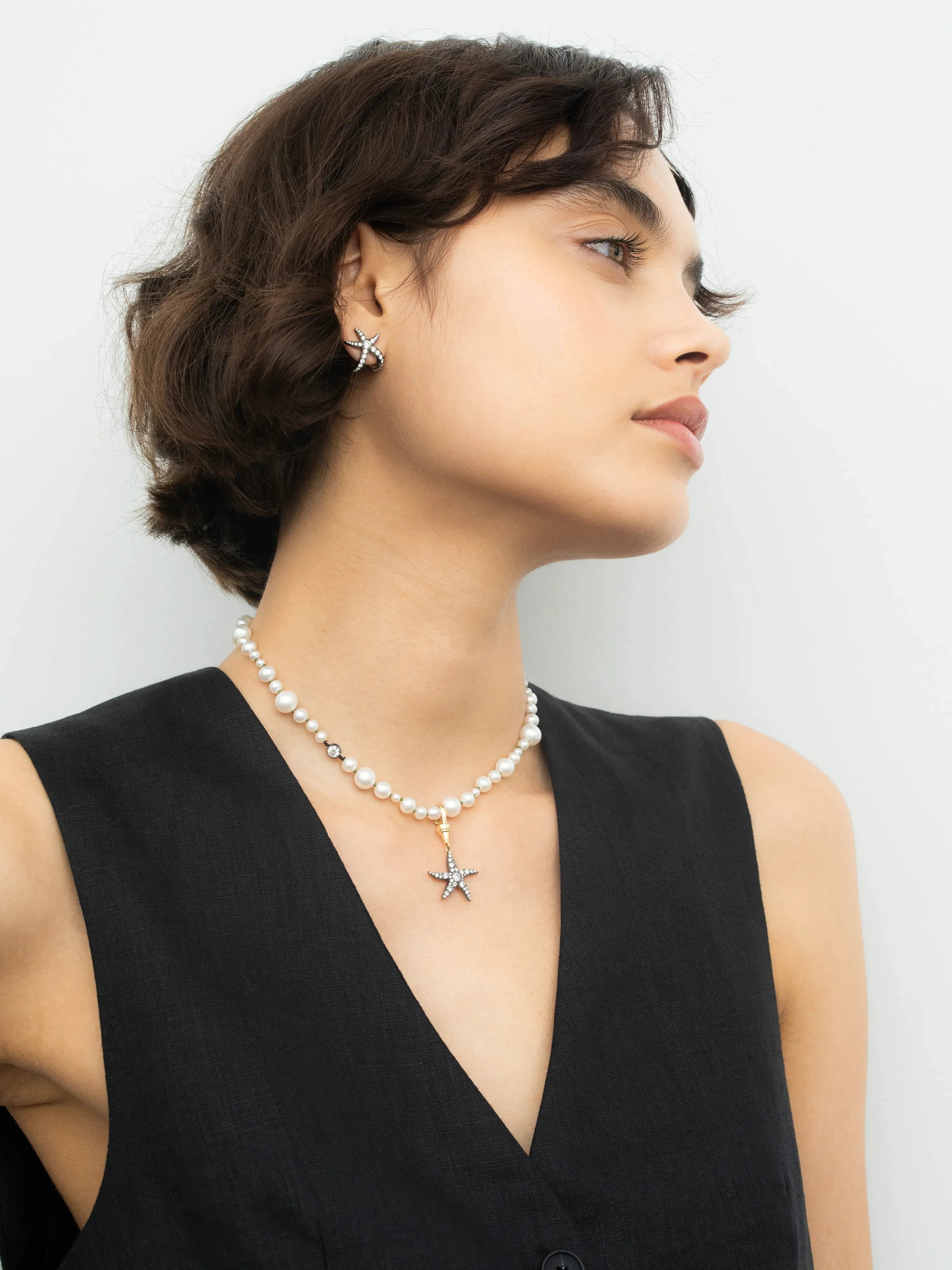 Hello Sailor Starfish Diamond Pendant - Image 3