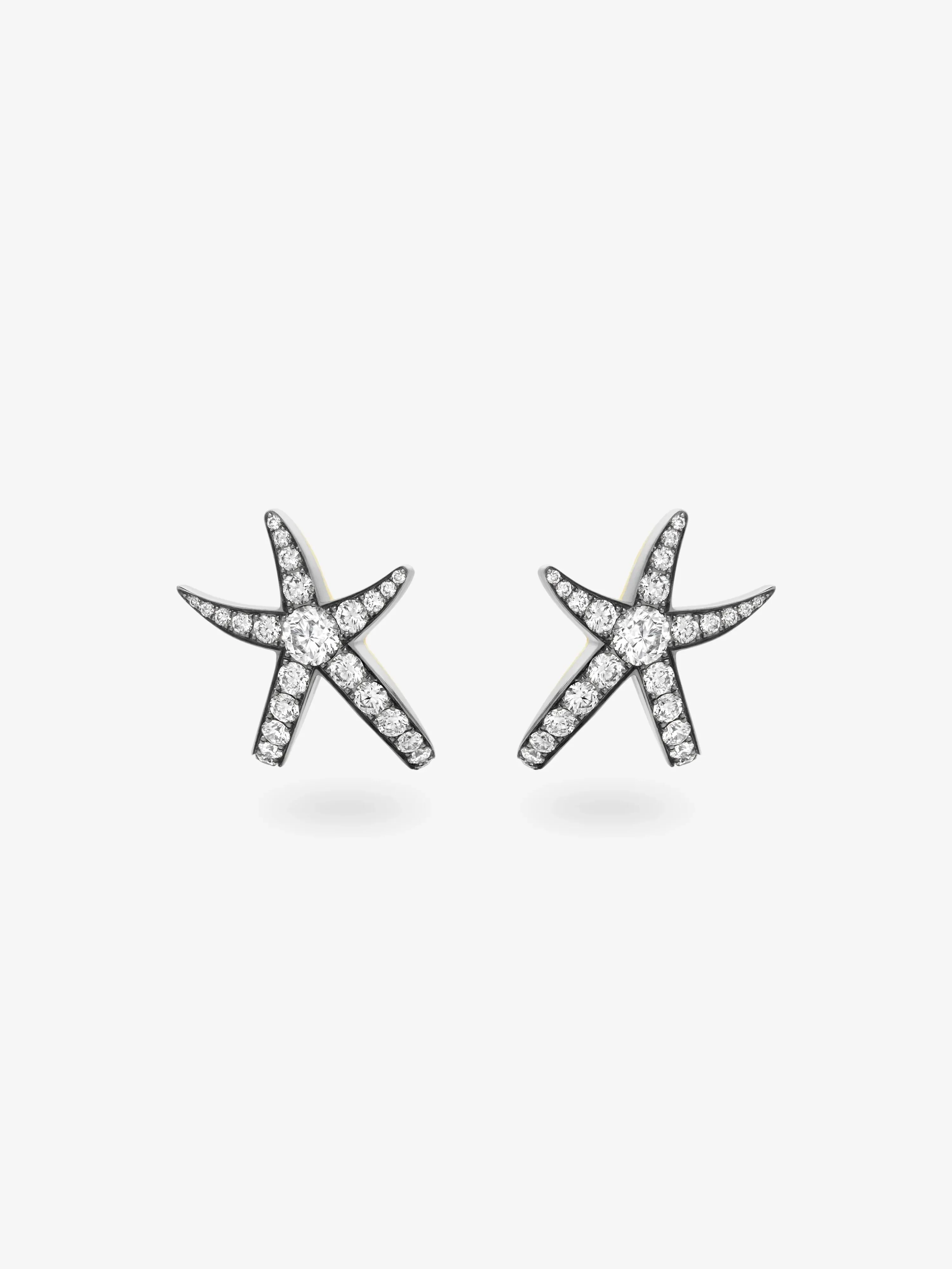 Hello Sailor Starfish Diamond Stud Earrings
