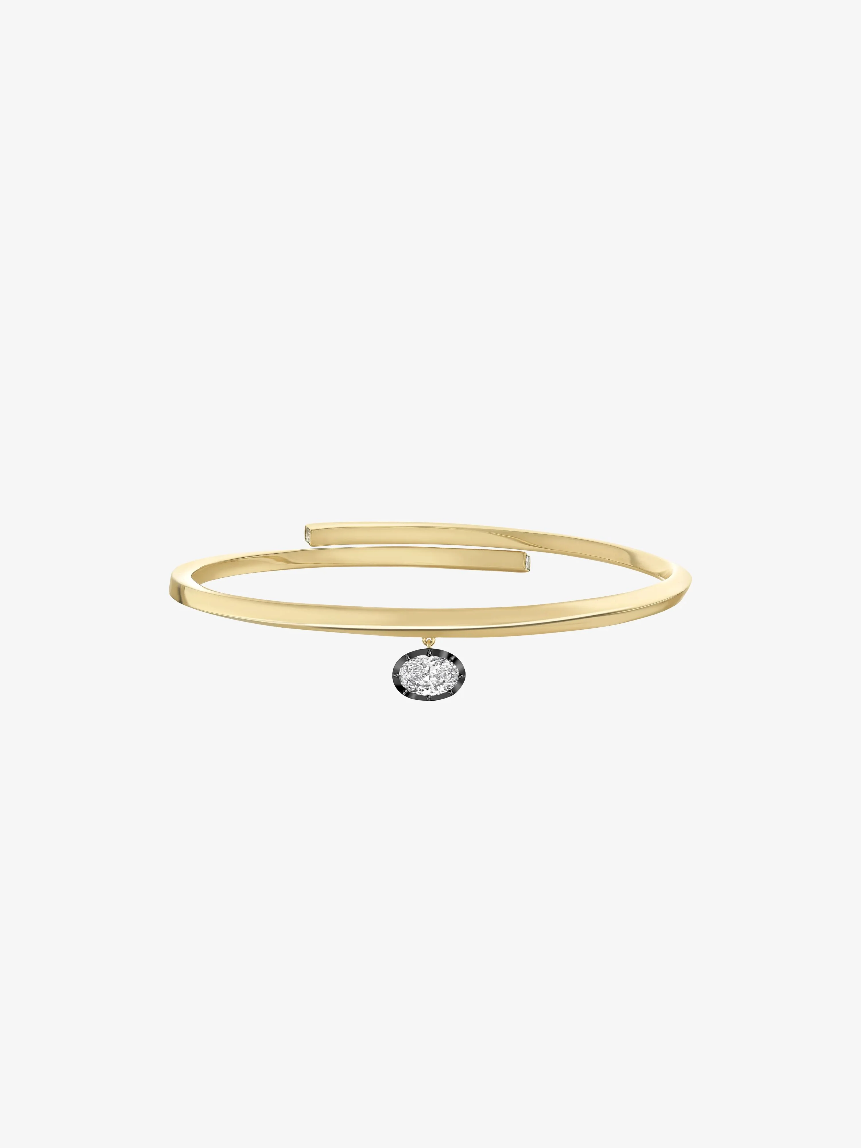 Orbit 1.22ct Oval Diamond Arm Bangle
