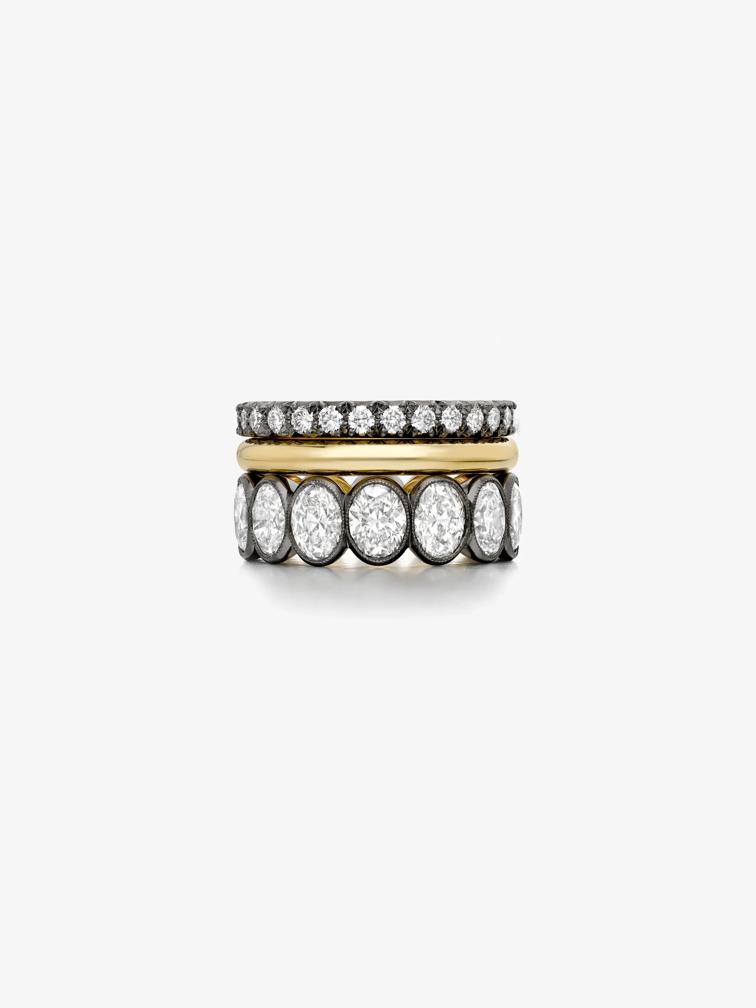 Round Wire Fine Yellow Gold Band - Image 2