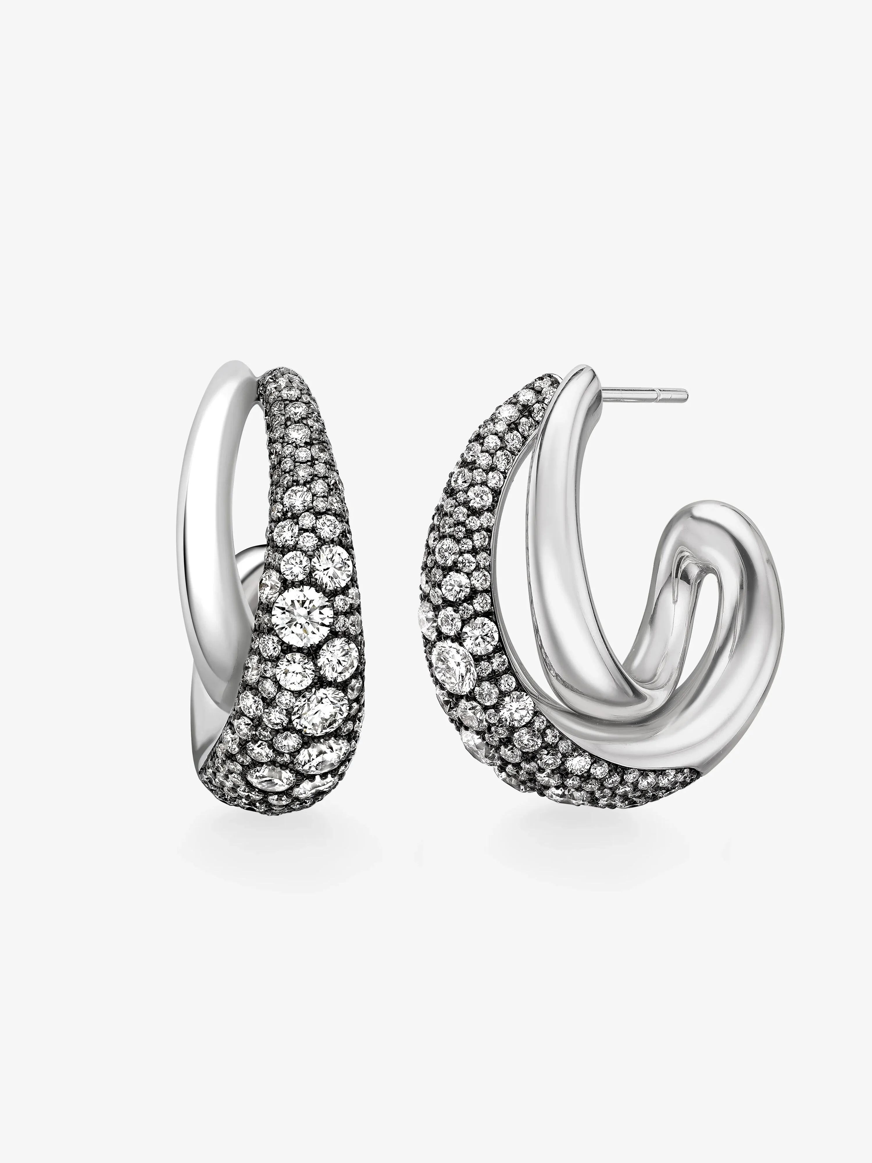 Rush Hour Diamond Double Take Earrings - Image 2