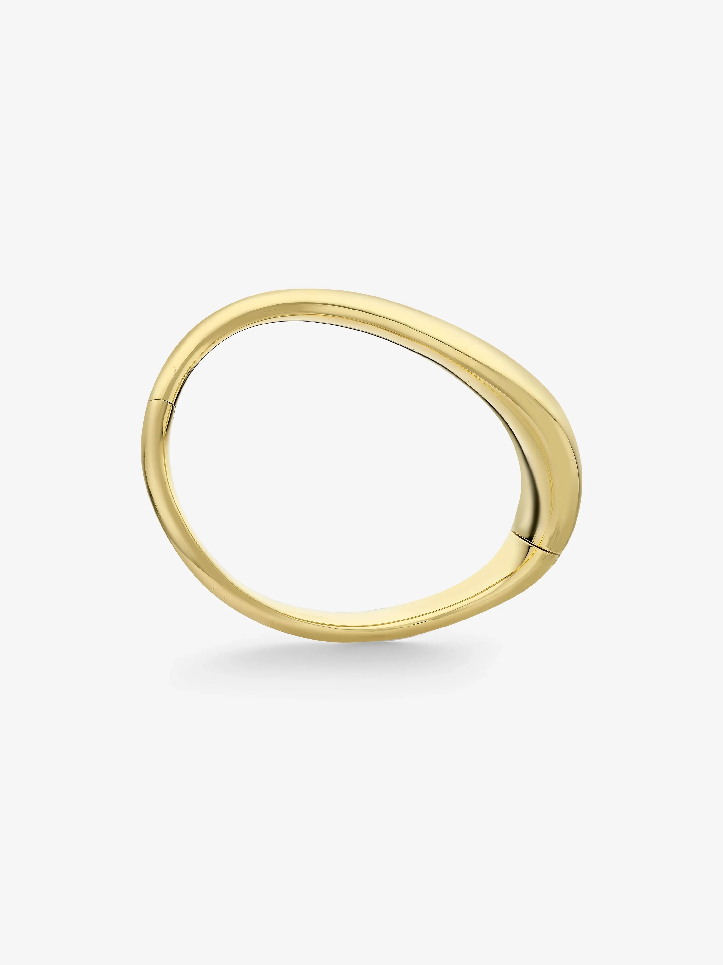 Rush Hour 'Til Late Yellow Gold Bangle - Image 4
