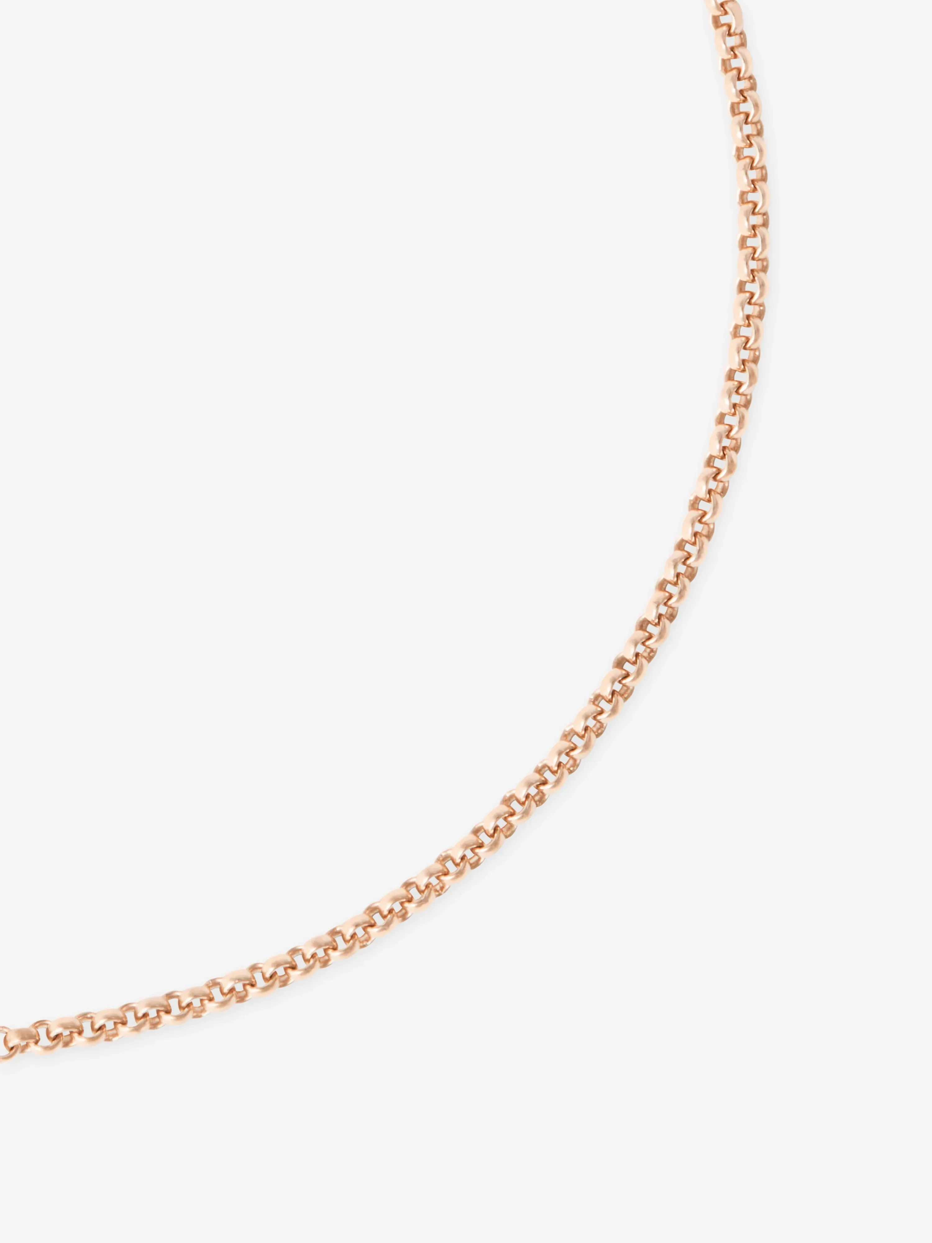 Signature Rose Gold 16" Belcher Chain - Image 2