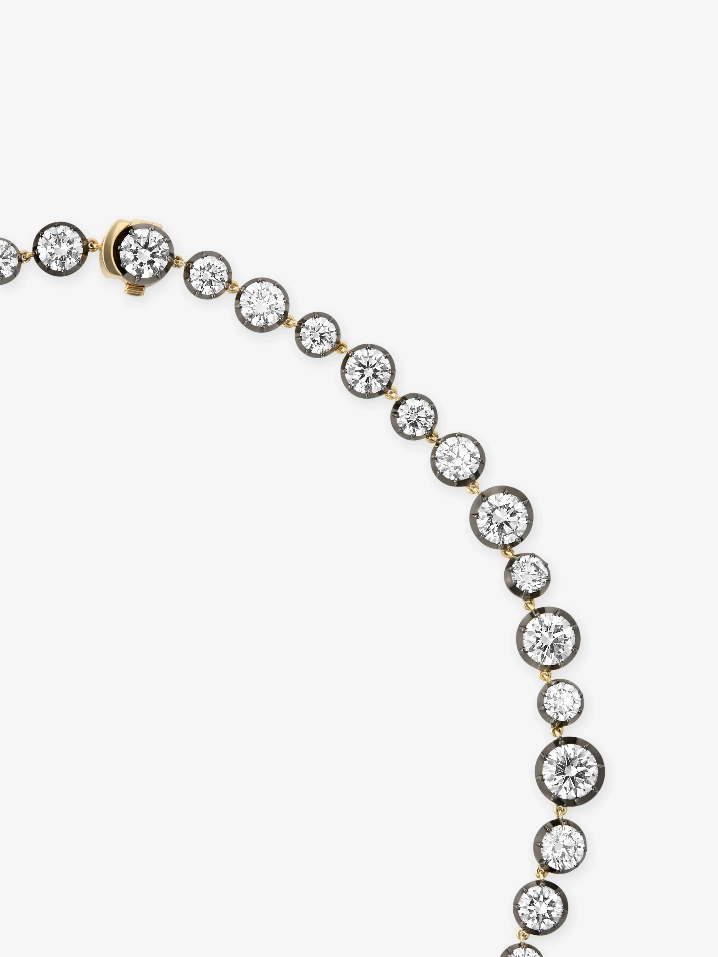 Signature 42ct Diamond Button Back Necklace - Image 4