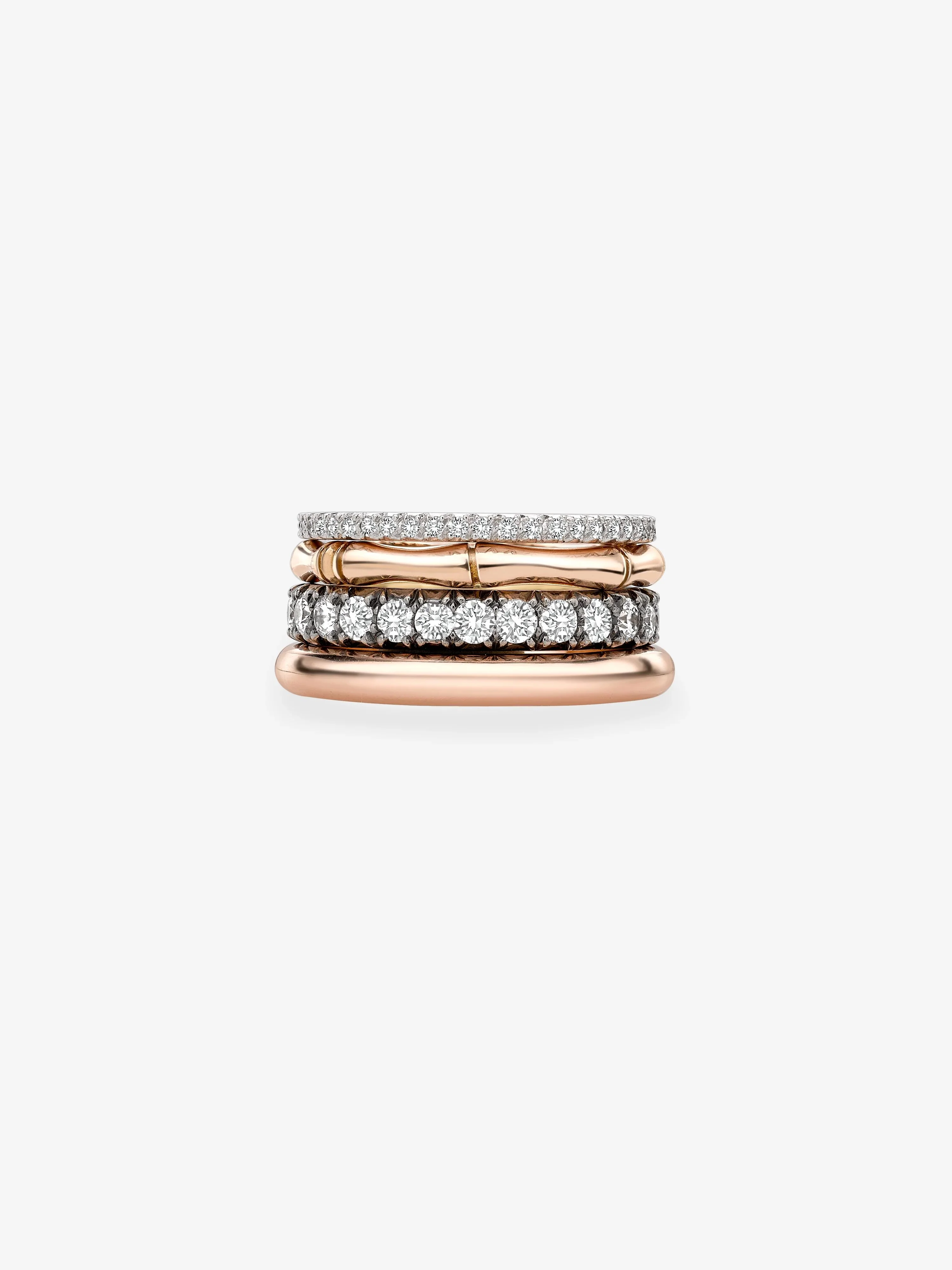 Super Fine Cut-Down White Gold Band - Image 2
