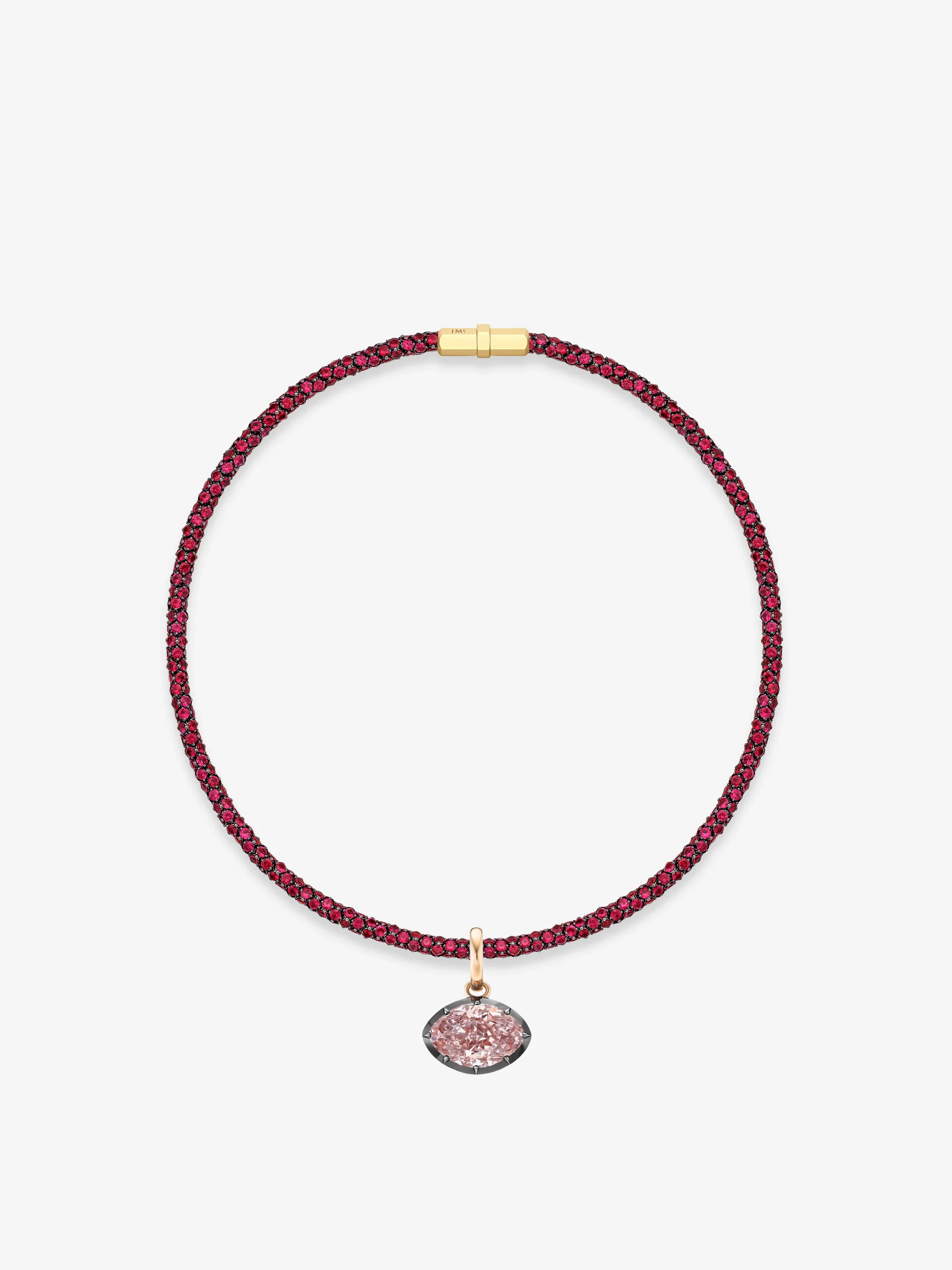 Tempest Narrow Ruby Necklace - Image 2