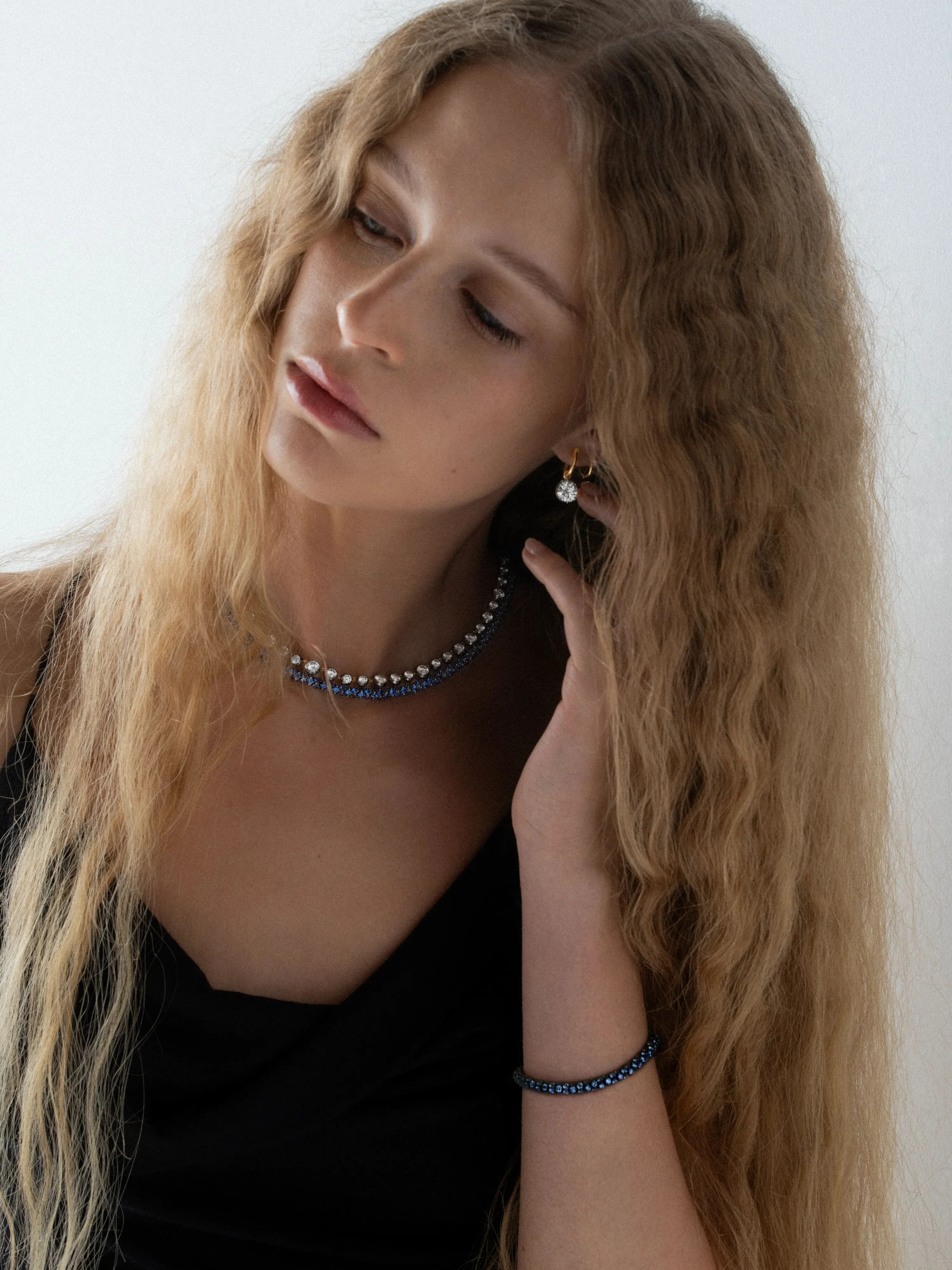 Tempest Narrow Sapphire Bracelet - Image 3