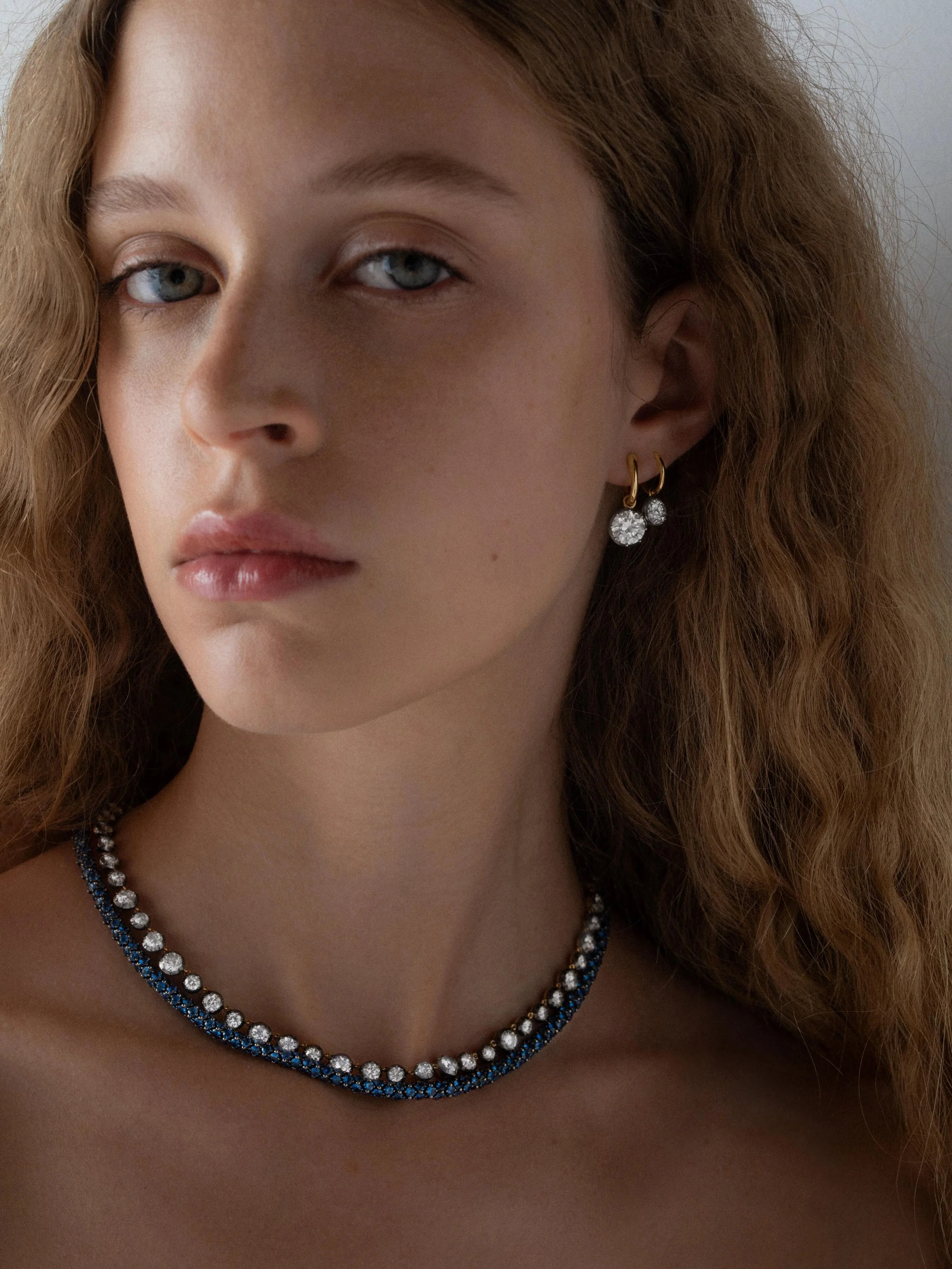 Tempest Narrow Sapphire Necklace - Image 3