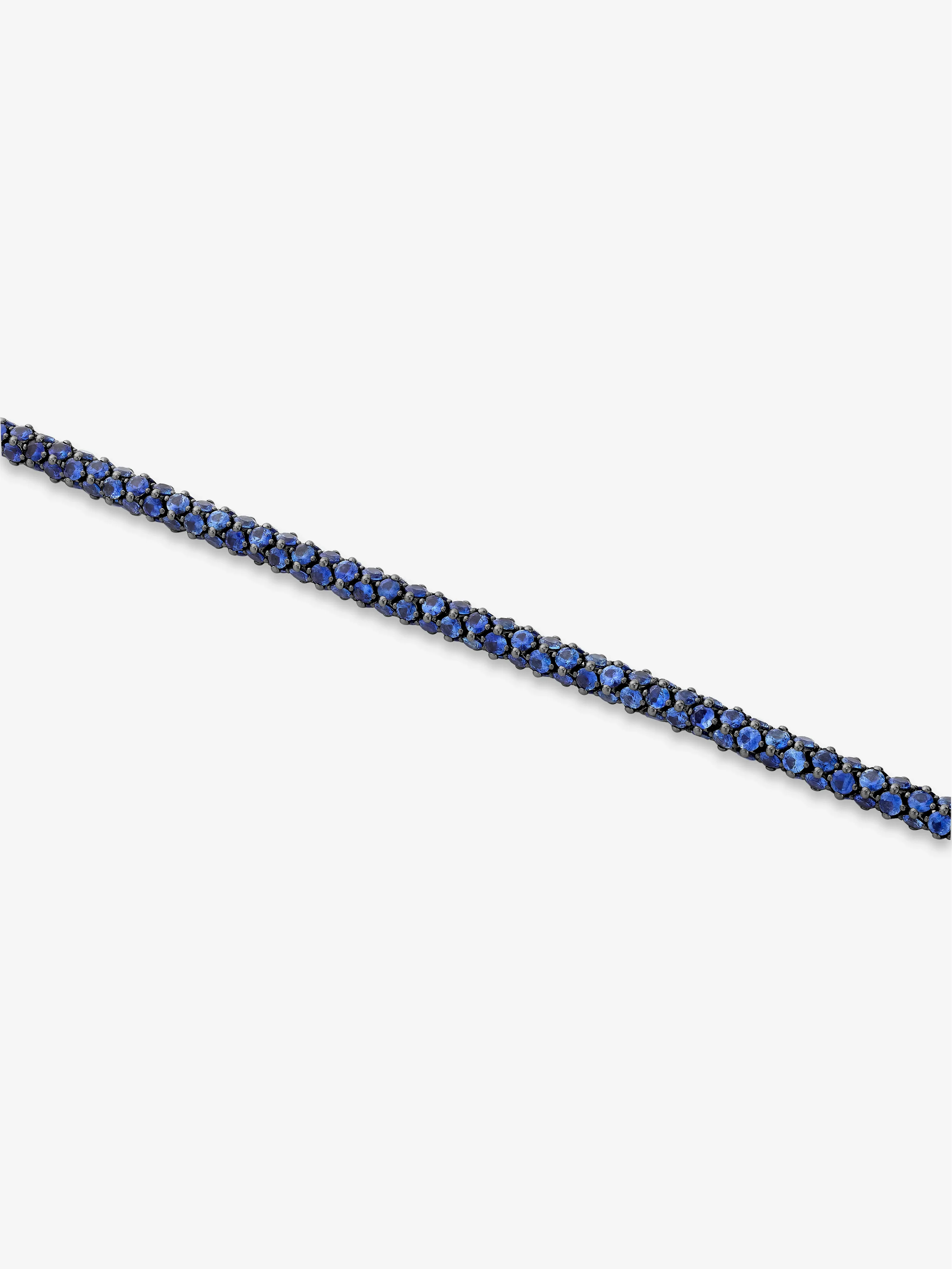 Tempest Narrow Sapphire Necklace - Image 4